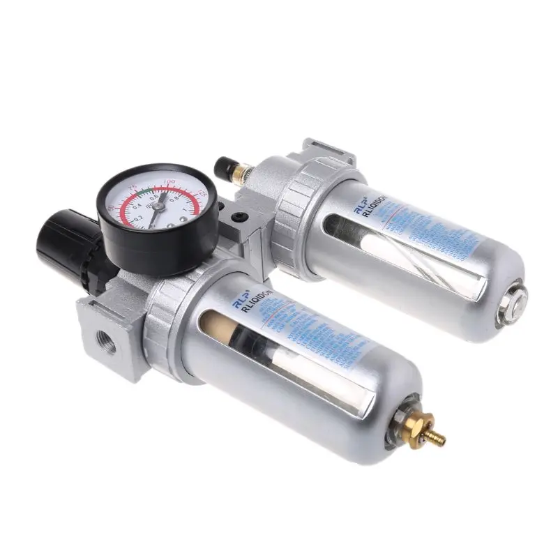 

1/4" Water Oil Separator Air Compressor Filter Regulator & Lubricator Combinations