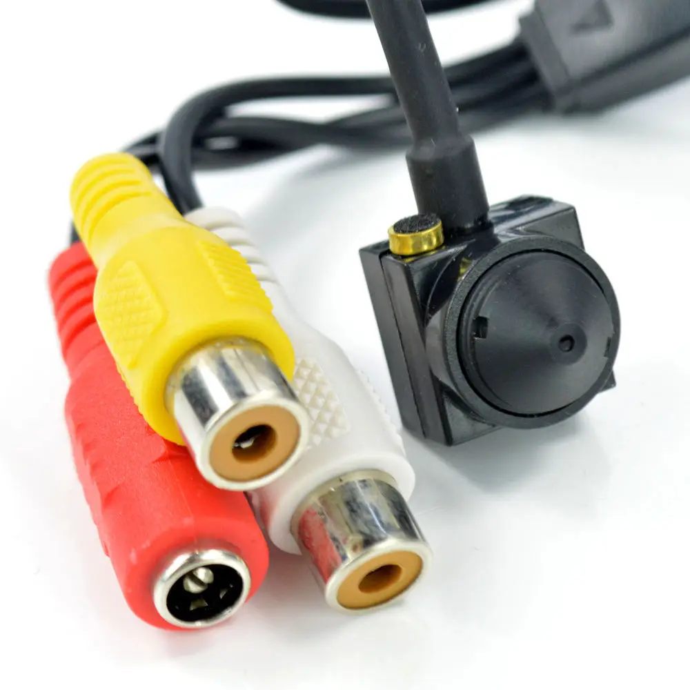 Uvusee CCTV 1/3 Sony CCD 1000TVL 3 7 мм широкоугольная HD мини камера видеонаблюдения с аудио