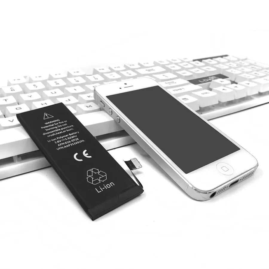 Новинка 2019 100% оригинальный KHP Аккумулятор для телефона iPhone 5S емкостью 1560 мАч