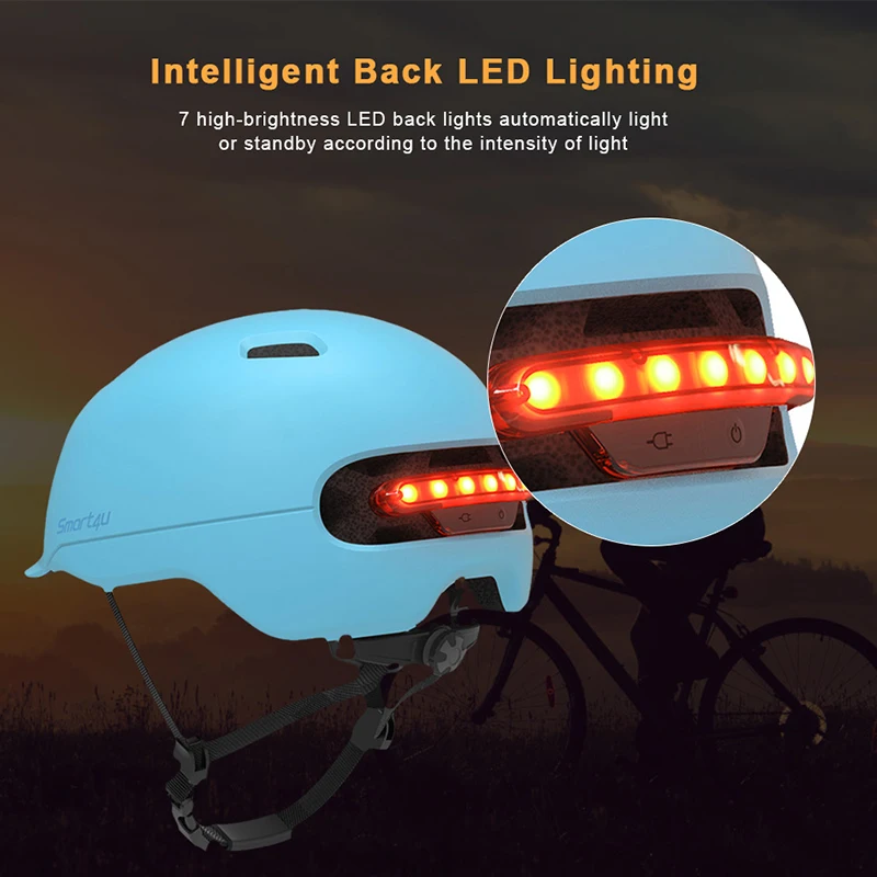 Умный велосипедный шлем Smart4u для мужчин и женщин езды на велосипеде MTB мотоцикла