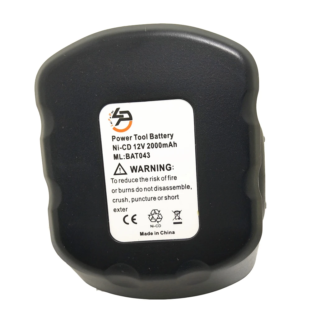 Аккумуляторная батарея PSR 1200 для Bosch 12 В 2000 мА/ч GSR 2 0 А/ч AHS GSB VE BAT043 BAT045 BAT046 BAT049 BAT120