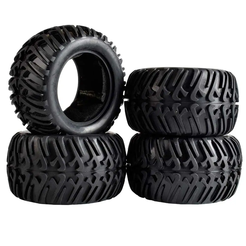 4PCS/Lot HSP 08043 Rubber Tire Skin Big Feet Tyre Truck Diameter 125mm for 1/10 RC Model Car Oil/Electric 94188 | Электроника