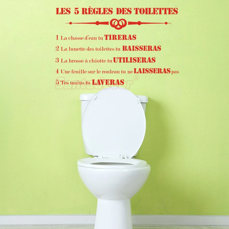 Stickers Toilette !