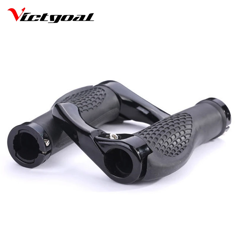 VICTGOAL Bike Grips Rubber Anti Skid Comfortable Handlebars Grips Lock