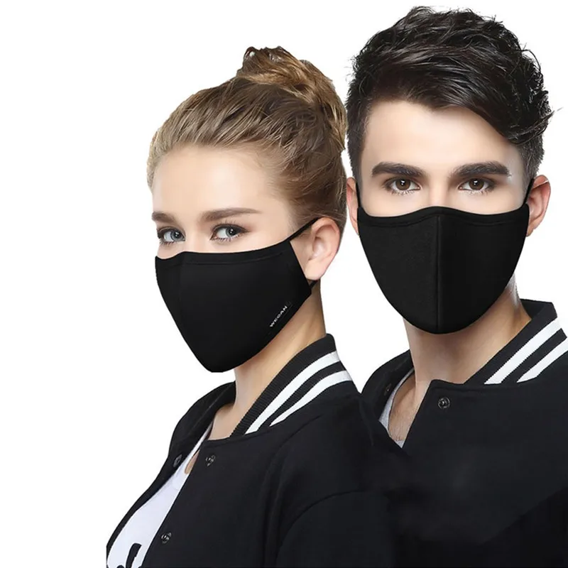 Zwzcyz респиратор против загрязнений маска 5 Слои фильтра с активированным углем вставьте один PM2.5 хлопок рот маски с 2 фильтрами