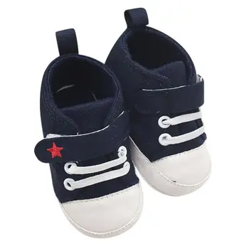 

2016 Infant Toddler Baby Girls Boy Shoes Soft Sole Crib Shoes No-Slip Canvas Sneaker First Walkers Hot Sale S2