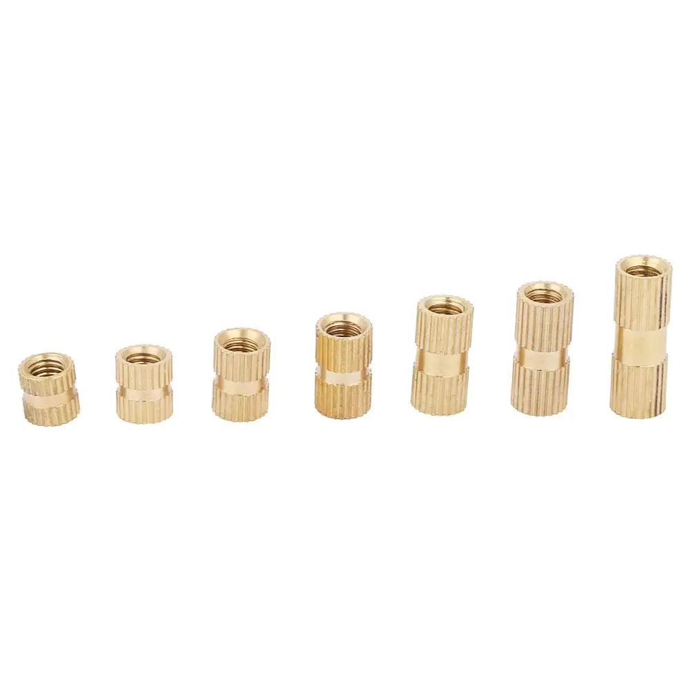 M516 Conkergo 5mm Closed End Inlay Knurled Copper Nut Fastener Accessory Embedded Knurled Nut Set