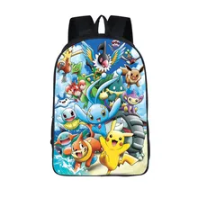Anime Pokemon Daily Backpack Boys Girls School Bags Pikachu Prints Backpack For Teenagers Kids Gift Backpacks Schoolbags Mochila