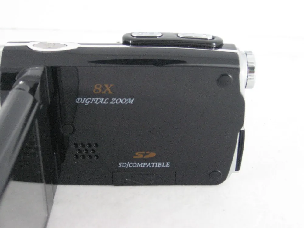 Двойной Солнечная зарядка Цифровая видеокамера DV-T90 + 12MP 8X цифровой зум фото и видео цифровая видеокамера