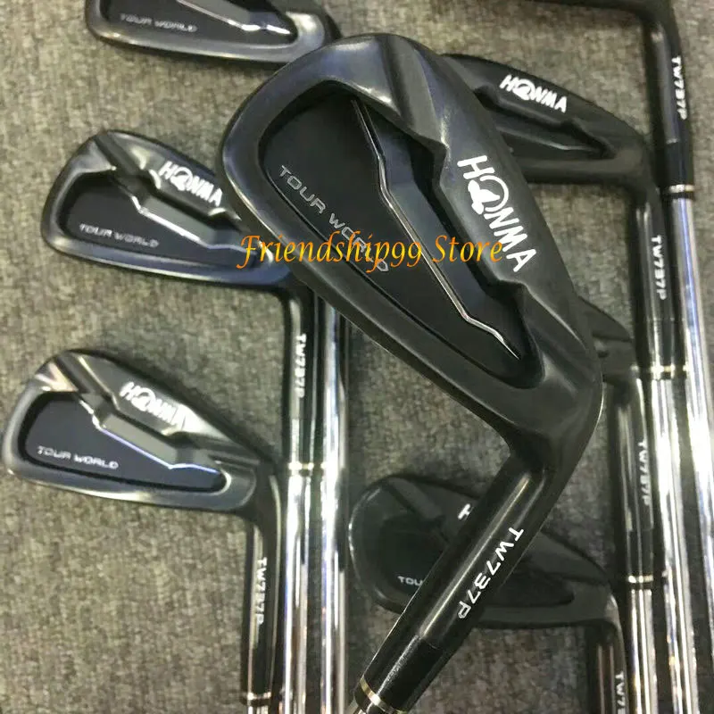 Новые клюшки для гольфа HONMA TW737P черные цветные утюги 3 11.SW клубов графитовый Вал