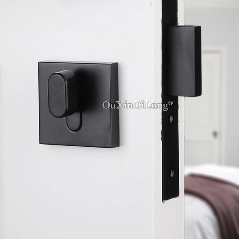  Luxury European American Silent Door Lock Set Interior Living Room Bedroom Bathroom Invisible Hidde - 33023470053