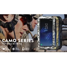 LOVEMEI камуфляж серии металлический чехол для samsung Galaxy S8 Plus Броня камуфляж Противоударный задняя крышка защитный чехол для телефона