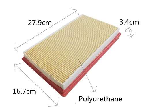 Free Shipment C2974 Factory Outlet 834250 Best Polyurethane Car Air Filter AV3738 for OPEL 27.9*16.7*3.4cm C2964 | Автомобили и