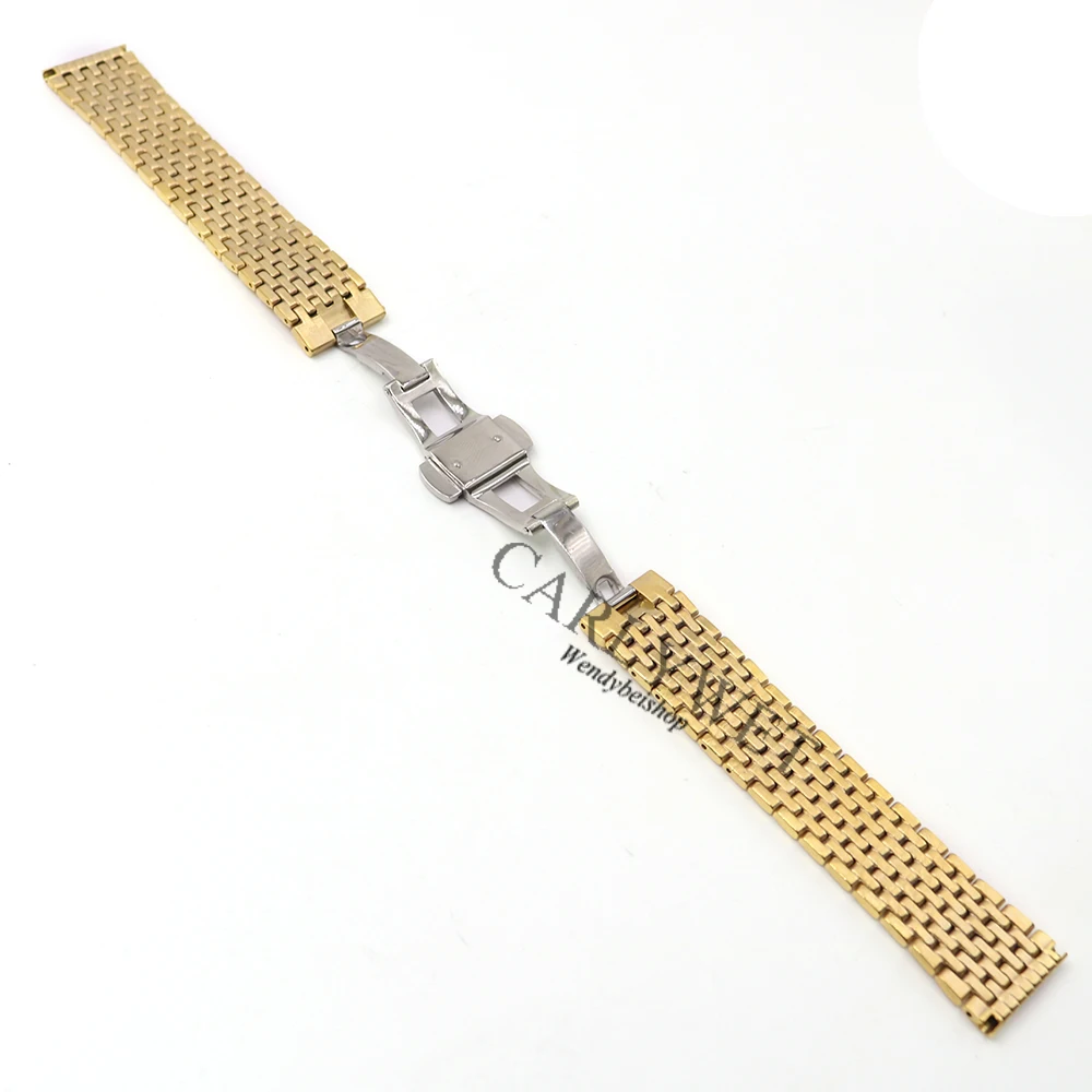 Ремешок для часов CARLYWET из нержавеющей стали 18 19 20 22 мм|watch band bracelet|replacement strapstrap