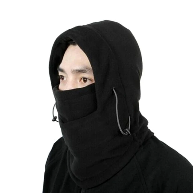 Aliexpress.com : Buy Adjustable Black Warm Fleece Winter Masks Ski Face ...