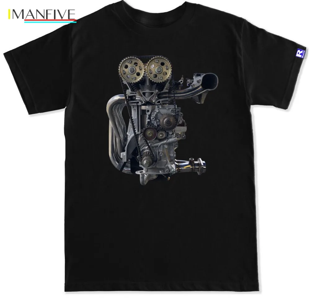 

B16 B18 B18C Gsr Type R Manifold Pistons Valve Spring Headers Motor T Shirt men 2019 Brand Tees Casual Male Designing T-Shirt