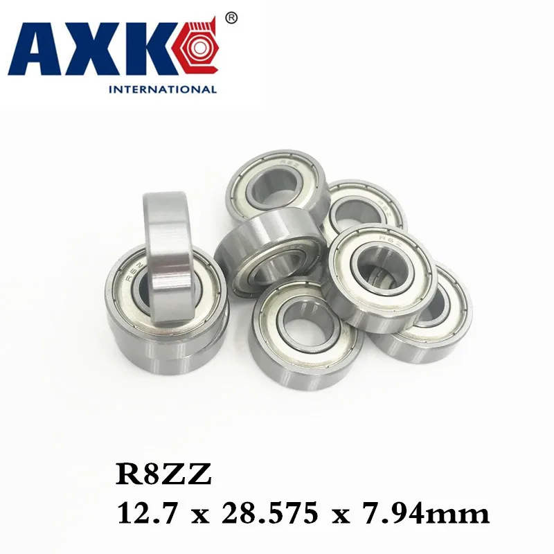 Axk 2pcs R8zz Shielded Bearing Inch Series 12.7 X28.575 X 7.94mm ...