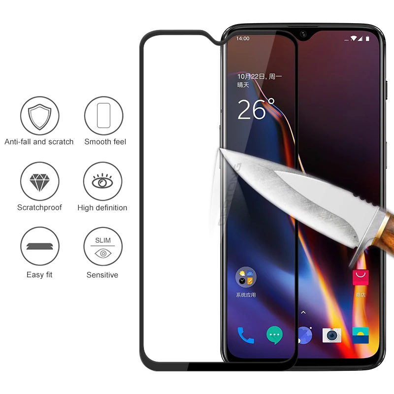 Закаленное стекло протектор экрана для Oneplus 7T 7 Pro 6t 5t 5 One Plus 7 Oneplus7 1+ 7 полное покрытие стекло Защита для Oneplus 7T Pro