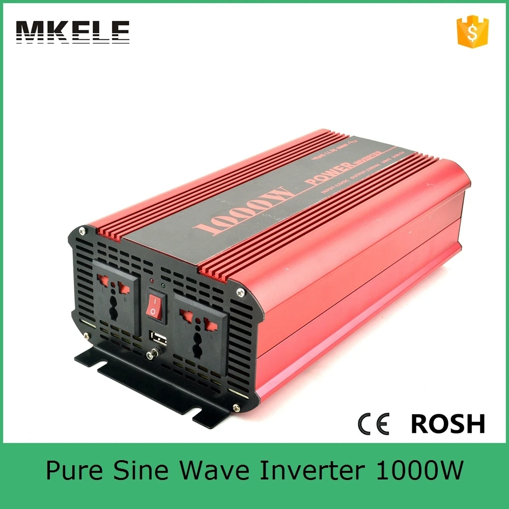 

MKP1000-121R high efficiency 12vdc 110vac dc ac power inverter 1000 watt true sine inverter sales for home use power inverter