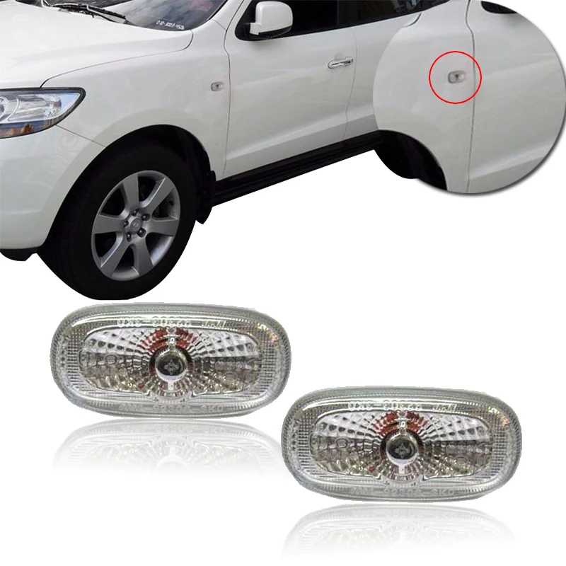 Chrome Rear Tail Lamp Molding Trim Garnish Cover for HYUNDAI 2006-2009 Santa Fe