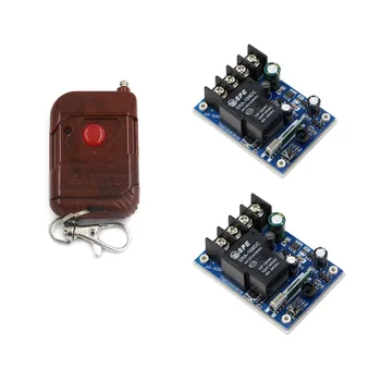 

DC 12V-48V 1CH Relay Wireless Remote Control Switch Remote Power Switch 40A 24V 36V Receiver & Red Button Transmitter 433Mhz