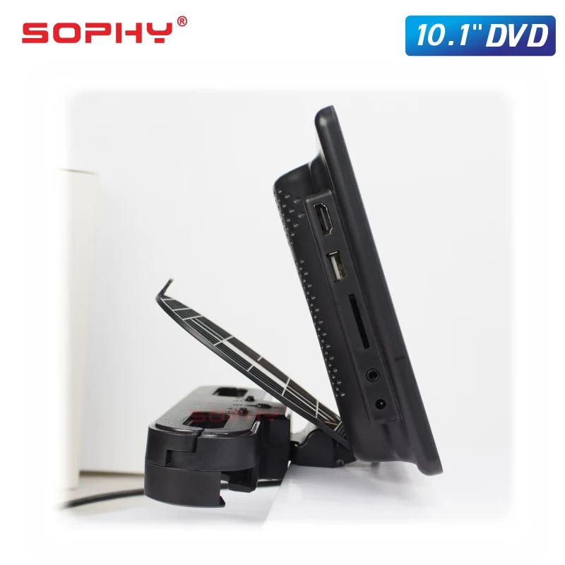 New 10.1 Inches External Car Headrest DVD Player Rear Seat Screen Monitor DVD/VCD USB/SD/HDMI/IR/FM