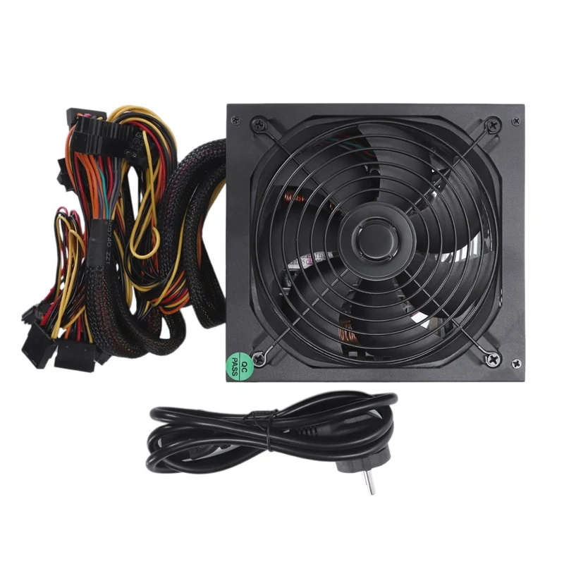 165-260V макс 1000W Питание Psu Pfc 14 см бесшумный вентилятор 24Pin 12V компьютер Sata консоль для ПК-игр с поддержкой Windows Питание для подходит для Intel, подходит для AMD Co
