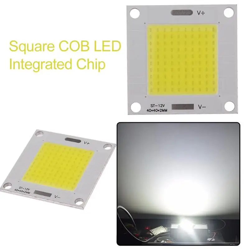 1 шт. DC12 14V 50 Вт COB светодиодный интегрированный чип светильник панель лампа для DIY