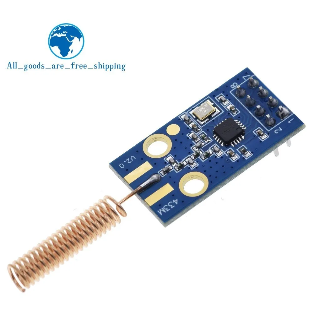 

CC1101 Wireless Transceiver Module 433MHz 2500 NRF Distance Transmission Board OOK ASK MSK Modulation Programable Control 2500