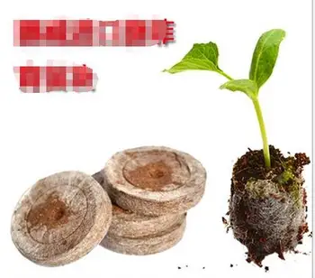 

Free shipping,60 Count 25mm Jiffy Peat Pellets Seed Starting,Seeds Starter pallet,seedling soil block,garden supplies,Fertilizer