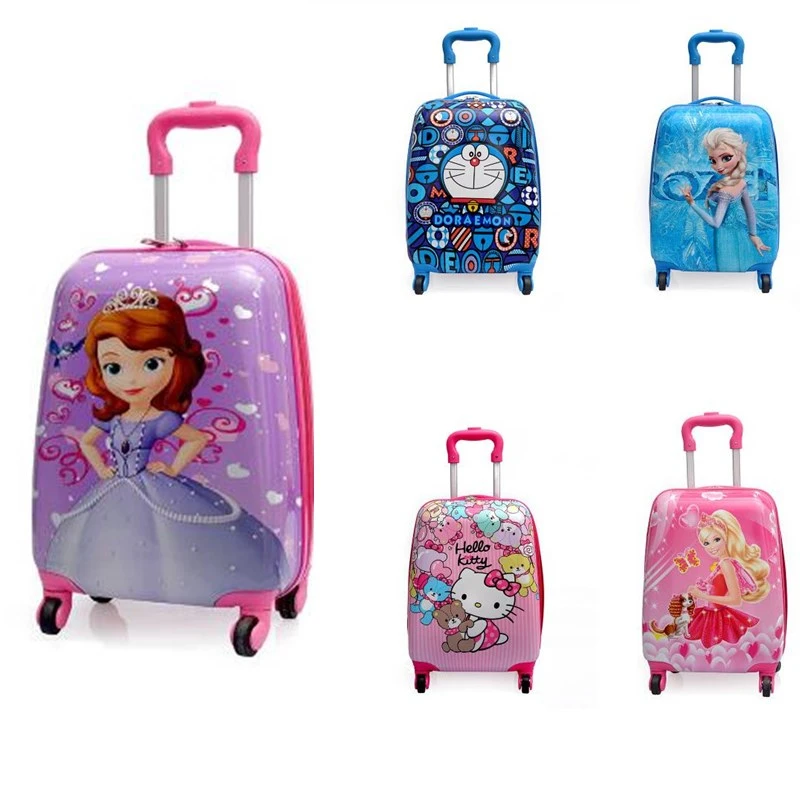 kids luggage trolly
