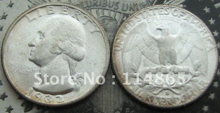 

1932-S Washington Quarter UNC Copy Coin commemorative coins-replica coins medal coins collectibles
