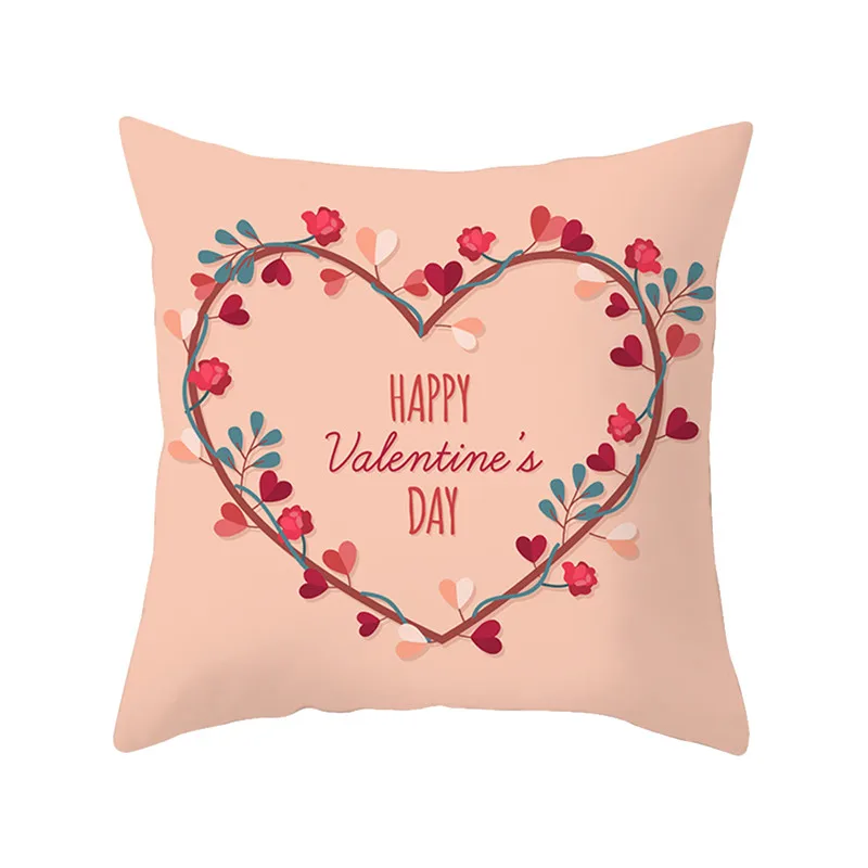 PC04210 Fuwatacchi «любящее сердце» Стиль Подушка с наволочкой «Love» Kiss печатных наволочка фестиваль Подарки для дивана автомобиль декоративные наволочки Лидер продаж - Цвет: PC04210