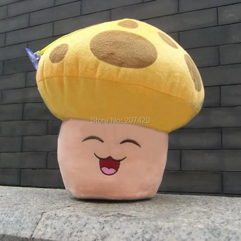 

6.5inch Cute Plant Vs Zombies Series Plant Yellow Sun Mushrooms Plush Toy Doll,1pcs/pack