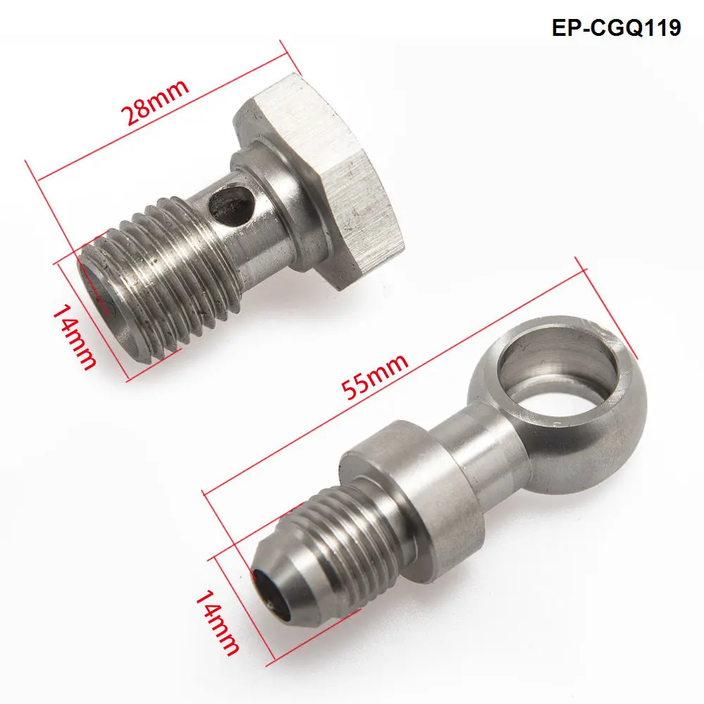 Carro Parafuso Banjo M14x1.5mm para MHI 6AN -6 Turbo Água Refrigerante GT25 GT28 GT30 TD05 TD06 EP-CGQ119-1