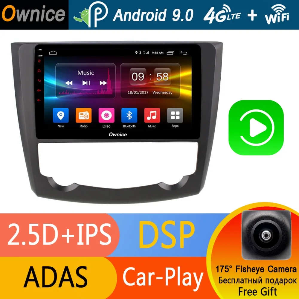 9 &quotIPS Octa core Android 0 4 Гб ОЗУ + 32 ПЗУ автомобильный DVD плеер GPS аудио Navi Радио для Renault