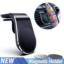 L forma magnética titular do telefone do carro ímã de ventilação ar montar suporte de smartphone para o telefone no suporte do carro para samsung acessórios