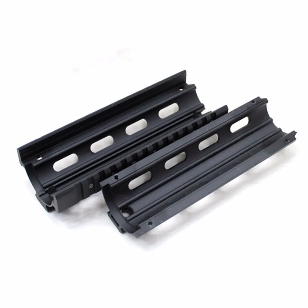 Охота Тактический Airsoft AR-15 Handguard M4 карабин 6,7 дюймов RIS Quad Rail 2 шт. Drop-в Пикатинни крепления винтовка