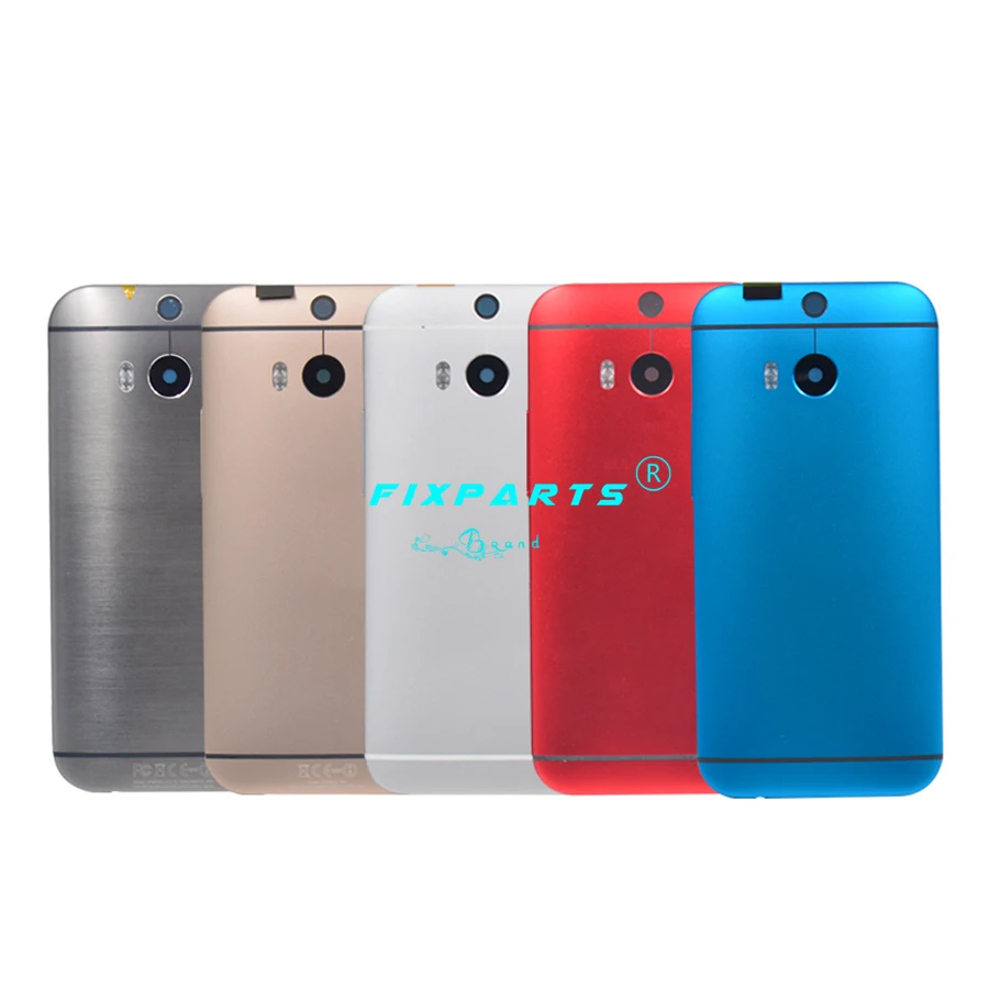 HTC One 2 M8 Battery Cover Back Rear Housing Door 5.0 inch M8 Mini Battery With Power Volume Buttons (4)
