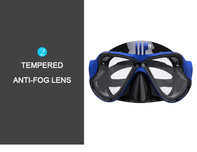 Профессиональная маска для подводного плавания противотуманные очки для подводного плавания широкий обзор очки для дайвинга аксессуары