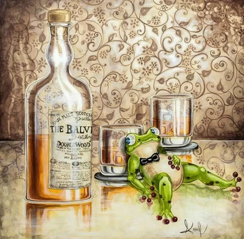 

Full square/Round drill Diamond embroidery Frog drinking 5D DIY diamond Painting Cross Stitch Rhinestone Mosaic gift C04