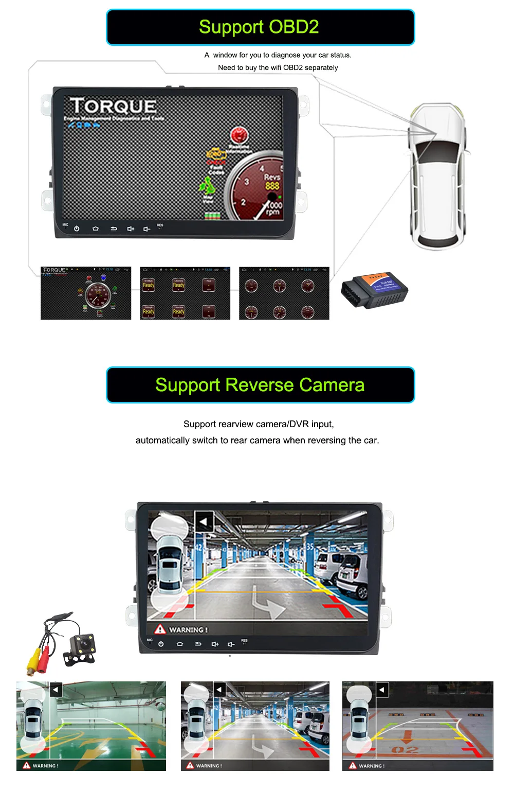 Funrover ips 2 din Android 9,0 Автомобильный dvd стерео gps для Volkswagen Polo Tiguan passat b5 b6 fabia mirrorlink wifi BT авто радио