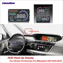 Liandlee для Citroen C4 Aircross для Mitsubishi ASX- безопасный экран для вождения OBD автомобиля HUD Дисплей проектор