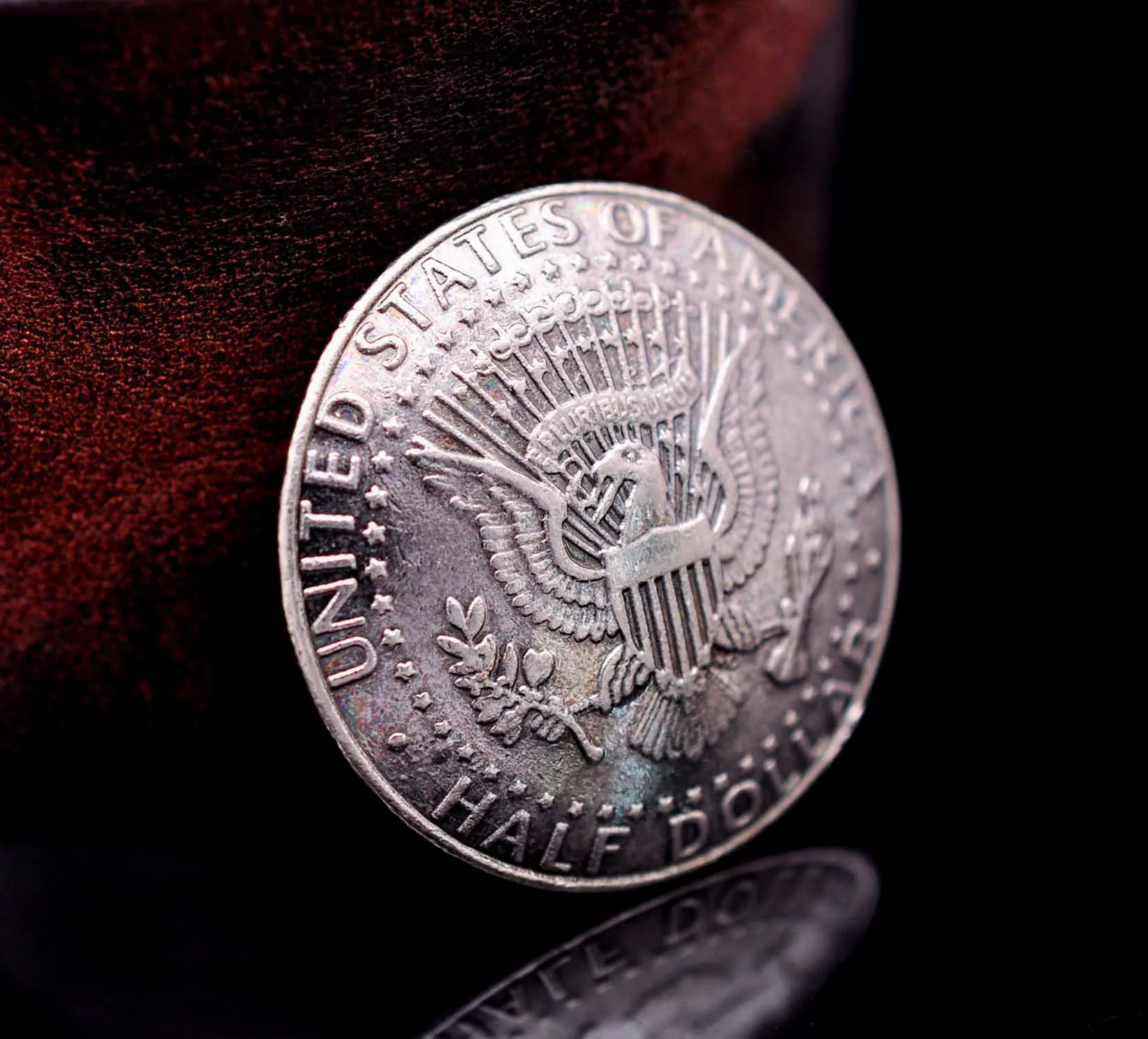 

5pc 30*30MM Antique Silver Morgan Head Eagle Dollar Screw Back Replica Leathercraft Wallet Bag Conchos Decor Rivetback