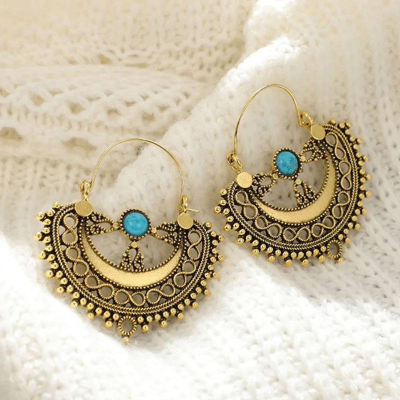 Vintage top gypsy earrings
