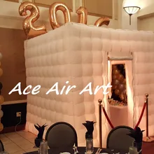 Замечательный куб киоск надувная фотобудка палатка для мероприятий день рождения и вечерние