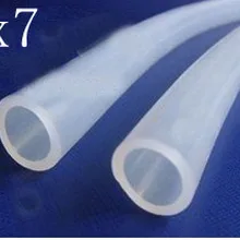 5x7 мм прозрачная силиконовая Резина FDA труба шланг