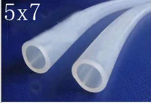 

5x7mm Transparent FDA Silicone Rubber Tube Hose Pipe