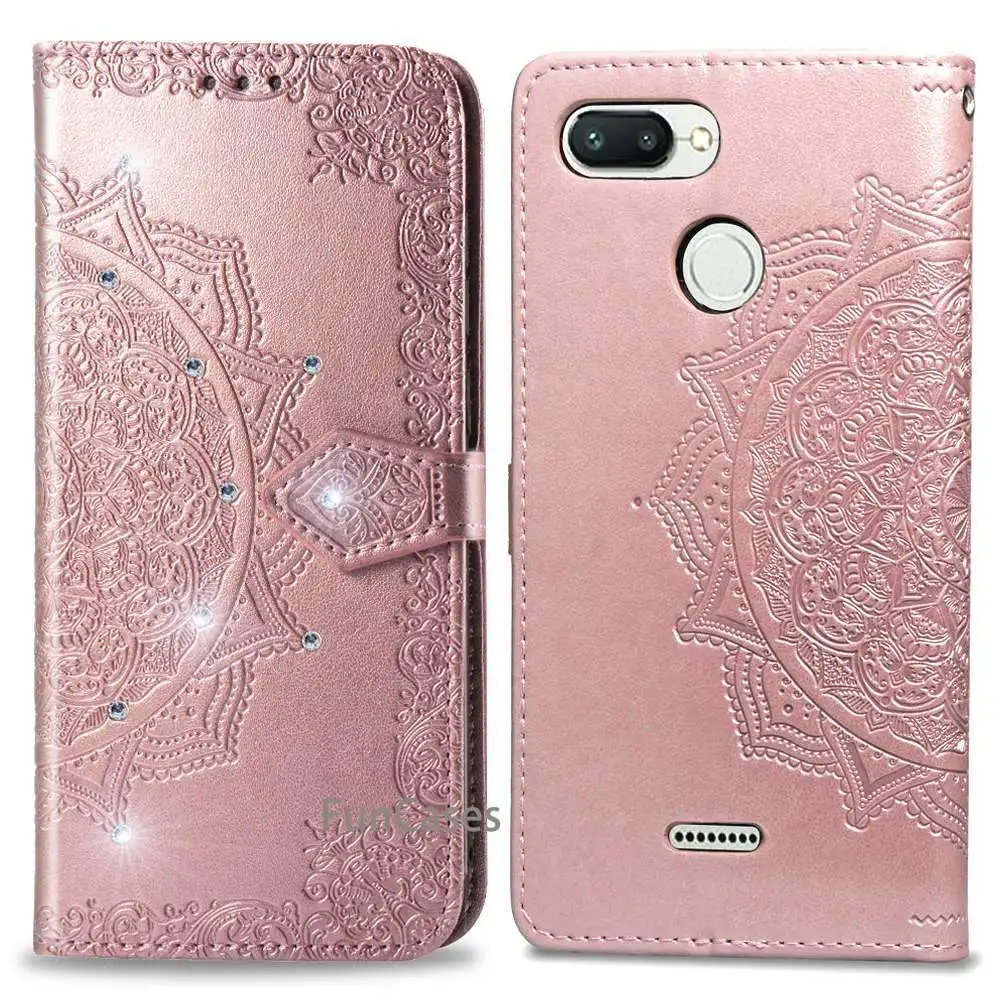 Чехол для телефона Xiomi Redmi 6A чехол Xiaomi 6 кожаный бумажник книжка A6 Fundas|Бамперы| |