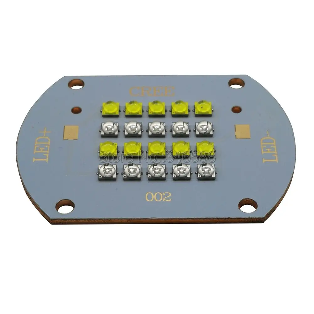 Светодиодный излучатель Cree XLamp 100 Вт ярко синий 455 нм + белый 6000 К Коралловый
